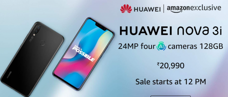 Huawei Nova 3i smartphone.