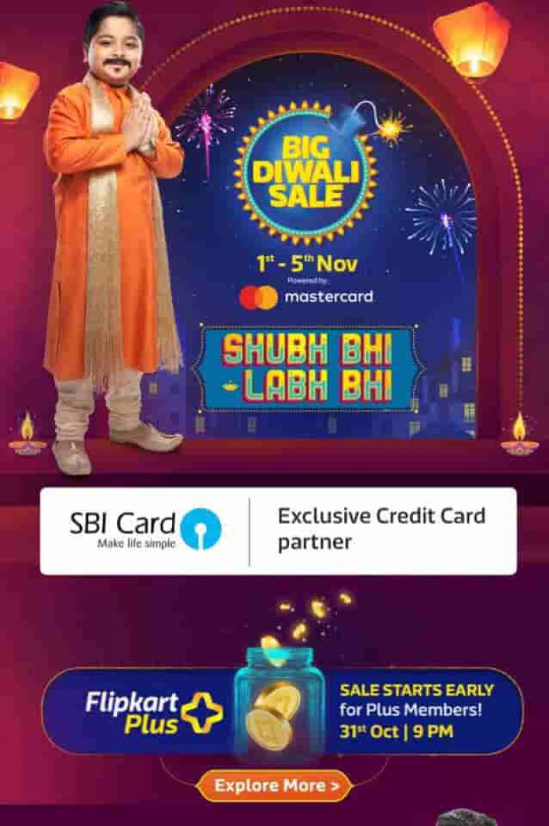 The Big Diwali Sale Store from 1st to 5th Nov