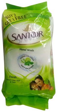 Santoor Hand Wash - Fresh, 540ml Promo Pack