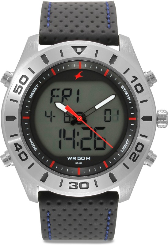 Fastrack 38034SL03 Analog-Digital Watch  – For Men