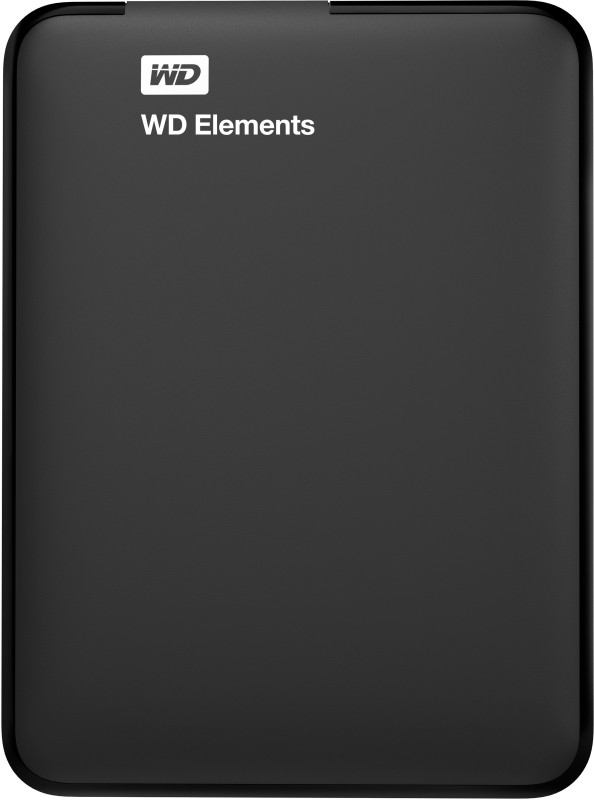 WD Elements 1 TB Wired External Hard Disk Drive(Black)