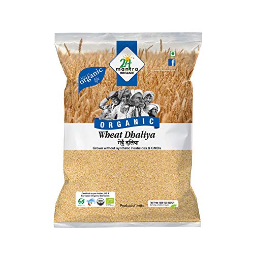 24 Mantra Organic Wheat Daliya, 500g