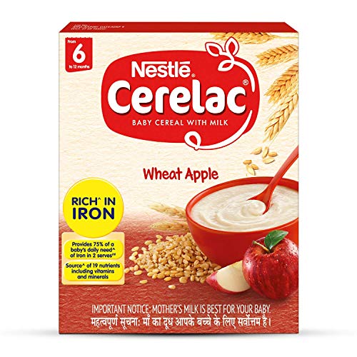 Nestlé CERELAC Baby Cereal with milk, Ragi Apple