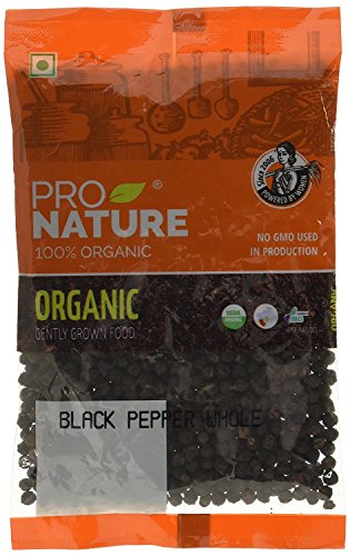 Pro Nature 100% Organic Black Pepper (Whole) 100g