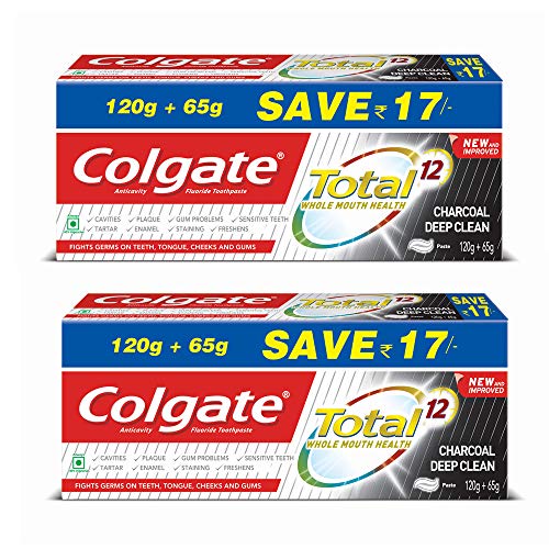 Colgate Total Whole Mouth Health, Antibacterial Toothpaste, 185g,