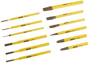 STANLEY 16-299 12 Piece Pin Punches and Cold Chisel Set