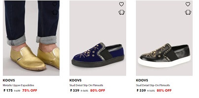 koovs footwears