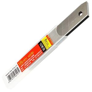 DEZIINE®10pcs/Pack 18mm Art Paper Cutter Knife School Supplies Utility Knife Blade Knife Alloy Steel Knife Office Stationery