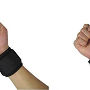 Gupta Enterprises Slovia Wristband ideal for GYM and sports activies Wrist Support (Black) Pack Of 2