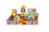 Kusu 150pcs Building Blocks for Kids, House Building Blocks with Windows, Block Game for Kids (Multicolor, Big Size) - 150 Pieces - PB004