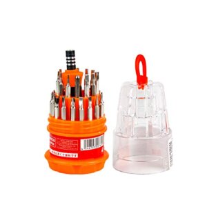 MINISO Screwdriver Set, Steel 31 in 1 with 30 Screwdriver Bits, Professional Magnetic Driver Set, for PC/Household/Furniture/Tablet/Game Console/Electronic Devices
