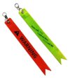 NPRC Safety Tag / Warning tag Fluorescent Reflector in Night Glow Like LED Light Fashion Modification Hanging Tie Ribbon Twin for Car & Bike (Drive Safe)
