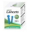 Standard Sterile Disposable Round Blood Glucose Comfort Needle Glucometer Lancet - 100 (Pcs)