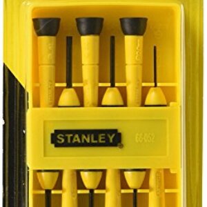 Stanley 66-052 Precision Screwdriver Set, Standard Size -6-Piece