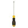 STANLEY STMT60818-8 Cushion Grip Slotted Standard Screwdriver 3 mm x 100 mm Black and Yellow