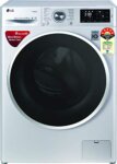 LG 6.5 Kg 5 Star Inverter Fully-Automatic Front Loading Washing Machine (FHT1265ZNL, Luxury Silver, 6 Motion Direct Drive)
