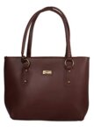 DN DEALS Women's Handbag (Dark Brown)