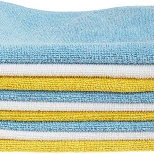 AmazonBasics Microfiber Cleaning Cloth - 222 GSM (Pack of 12)