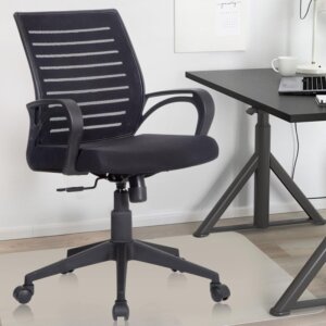 TDF heavy duty boom net Mesh Office Executive Chair(Black, Optional Installation Available)