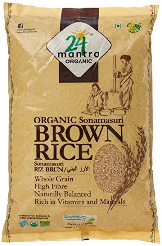 24 Mantra Organic Sonamasuri Brown Rice, 1kg