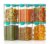 CIARA Containers for kitchen storage set Airtight container set for kitchen pantry organizers and storage masala container for kitchen container, plastic container Combo Set of 6, 1200 ml, Sea Green