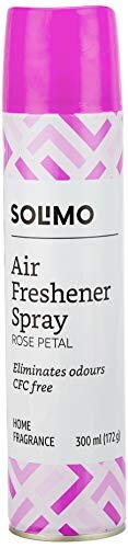 Amazon Brand – Solimo Air Freshener Spray – Rose Petal, 300ml