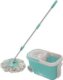 Baggiz spotzero by Milton Elite Spin Mop with Bigger Wheels & Auto Fold Handle for 360 Degree Cleaning (Aqua Green, Two Refills) Mop Set Wet
