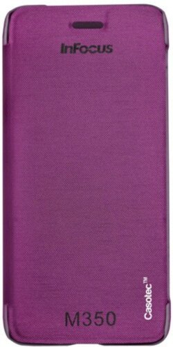 Casotec Flip Cover for InFocus M350(Purple)