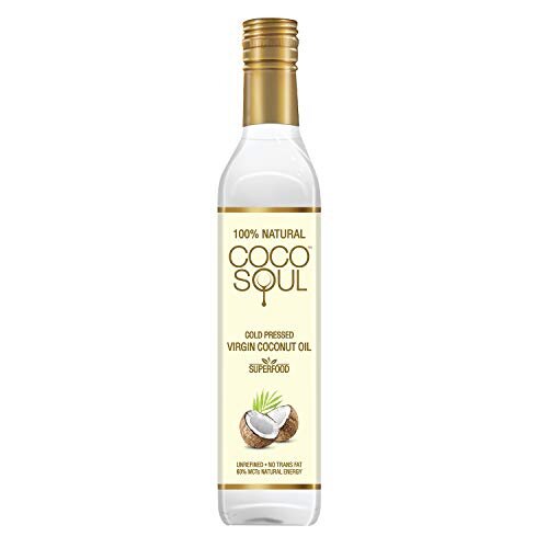 Coco Soul Cold Pressed Organic Virgin Coconut Oil, 500 ml