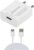 DEEPSHEILA Wall Charger Accessory Combo for LENOVO K 80(White)