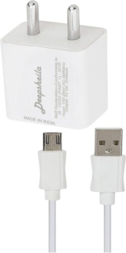 DEEPSHEILA Wall Charger Accessory Combo for VIVO X SHOT(White)