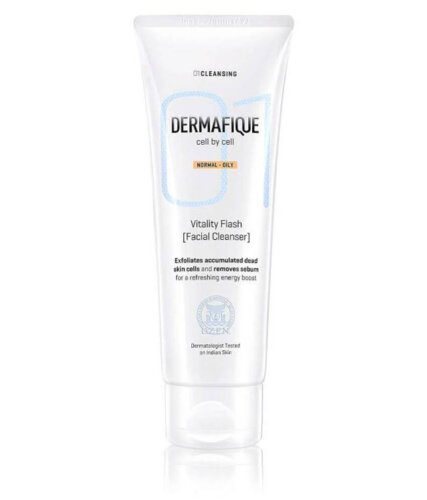 Dermafique Perfect Ph Facial Cleanser |100ml | deep cleanses, with Chamomile & Vitamin E, Ultra Mild, for sensitive skin, Soap Free, dermatologist tested