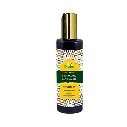Divine India Charcoal Face Wash – 200 Ml