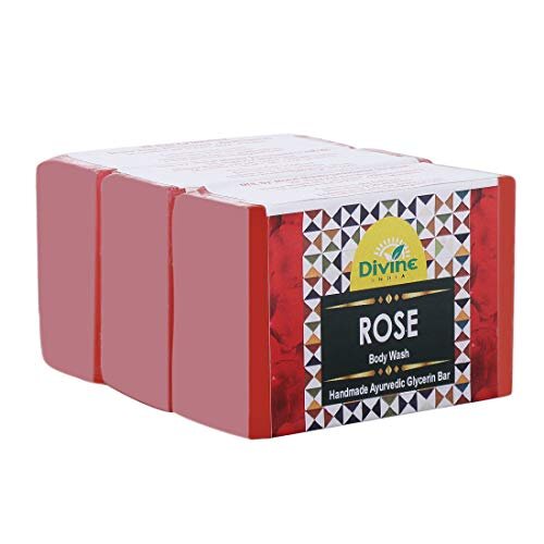 Divine India Rose Soap – Gentle and Soft Skin – 125 Gm