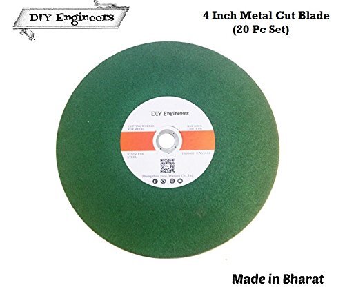 DIY Engineers Metal Cutting Blade, 4 Inch (Green) – Pack of 20
