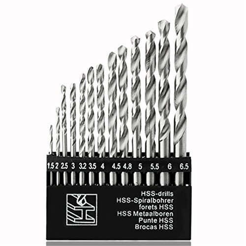 Bosch HSS-R Metal Drill Bit Set (10-Piece),