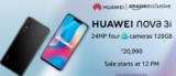 Rs. 19490 for Huawei nova 3i mobile sale started today