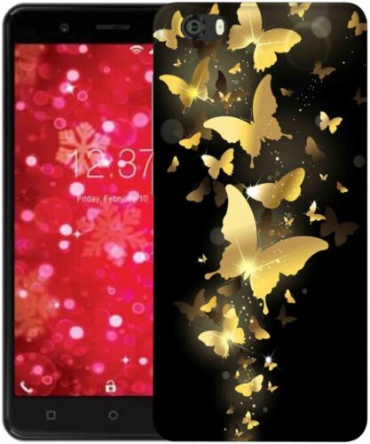 Khushal Back Cover for Intex Aqua Crystal Plus(Multicolor, Silicon)