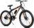 LEADER Beast 26T with Front Suspension and Disc Brake and Complete Accessories 26 T Mountain Cycle(Single Speed, Black, Only Front Suspension)