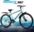 LEADER Scout 26T SEA Blue BLACK for Ride 26 T Mountain Cycle(Single Speed, Blue, Black, Rigid)