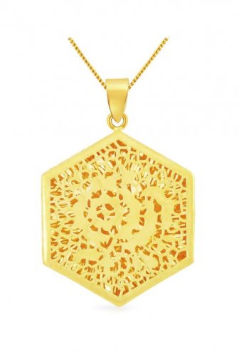 Malabar Gold and Diamonds 22 kt Gold Pendant