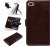 MYSHANZ Flip Cover for OPPO A77(Brown)