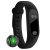 NALAMK M2 Water Proof Smart Band Fitness Wrist Band With Heart Rate Sensor / Pedometer / Sleep Monitoring Functions With Notification Reminder Great for Gymming and Jogging Compatible With Xiaomi Mi, Apple iPhone & iPad, Samsung and All Smartphones By NALMAK Colour- Black