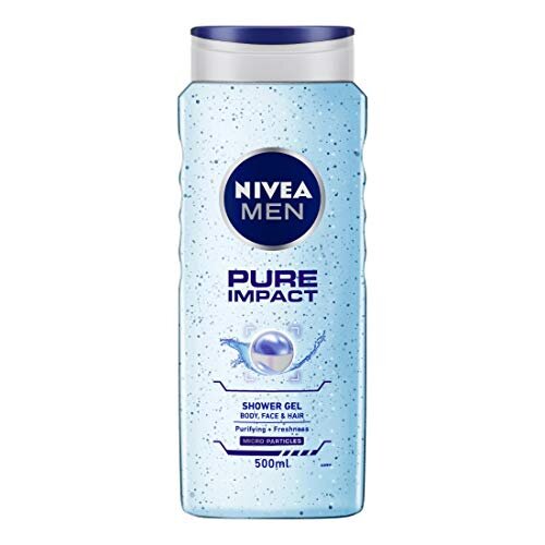 NIVEA MEN Pure Impact Shower Gel, 500ml,