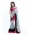 Onlinehub Women’s Georgette Saree With Blouse Pieace (Black) MARBLE (GREY)