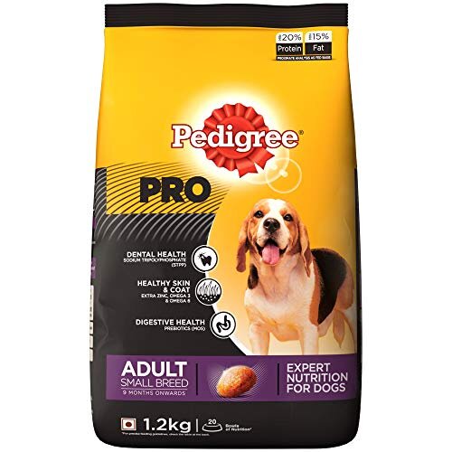 Pedigree PRO Expert Nutrition Small Breed Puppy (2-9 Months) Dry Dog Food Food, 1.2kg Pack