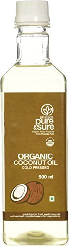 Pure & Sure Organic Extra Virgin Coconut Oil, 250ml