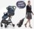 R for Rabbit Pocket Stroller Lite – The Most Portable Baby Stroller and Pram for Baby/Kids with No Installation (Grey)
