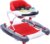 R for Rabbit Ringa Ringa – The Anti Fall Baby Walker Cum Rocker with Adjustable Height and Musical Toy Bar (Red White)