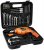 (Renewed) BLACK+DECKER HD455KA 10mm 550 Watt Impact Drill Kit (Orange, 41-Pieces)